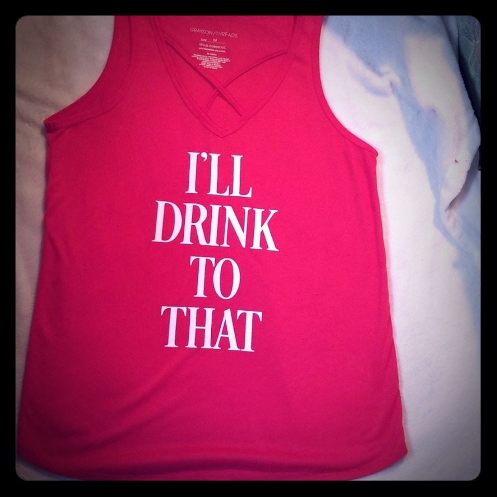 Medium Red tank top